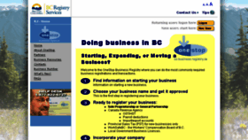 What Bcbusinessregistry.ca website looked like in 2015 (8 years ago)