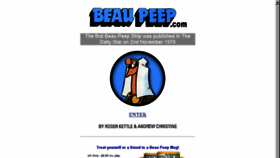 What Beaupeep.com website looked like in 2015 (8 years ago)