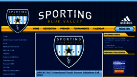 What Bvsoccer.org website looked like in 2015 (8 years ago)
