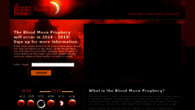 What Bloodmoonprophecy.com website looked like in 2016 (8 years ago)