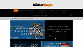 What Buildertarget.com website looked like in 2016 (8 years ago)