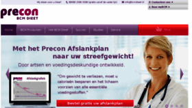 What Bcmdieet.nl website looked like in 2016 (8 years ago)