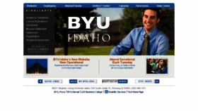 What Byui.net website looked like in 2016 (8 years ago)