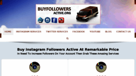 What Buyfollowersactive.org website looked like in 2016 (8 years ago)