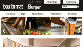What Bauformat-burger.com website looked like in 2016 (8 years ago)