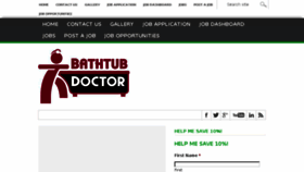 What Bathtubdoctor.com website looked like in 2016 (8 years ago)