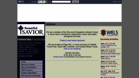 What Beautifulsaviorchurch.com website looked like in 2016 (8 years ago)