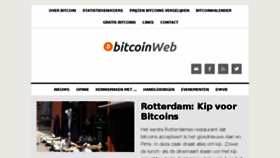 What Bitcoinweb.nl website looked like in 2016 (8 years ago)