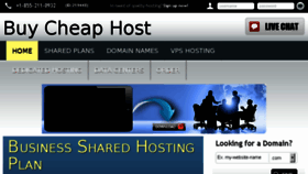 What Buycheaphost.com website looked like in 2016 (8 years ago)