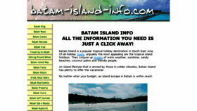 What Batam-island-info.com website looked like in 2016 (8 years ago)