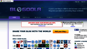 What Blogoola.com website looked like in 2016 (8 years ago)