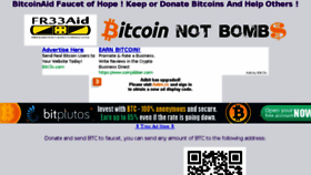 What Bitcoinaid.org website looked like in 2016 (8 years ago)