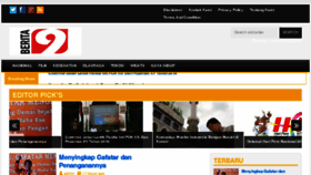 What Berita9.id website looked like in 2016 (8 years ago)