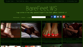 What Barefeet.ws website looked like in 2016 (8 years ago)