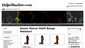 What Baju-muslim.com website looked like in 2016 (8 years ago)