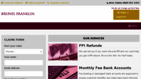 What Brunelfranklin.com website looked like in 2016 (8 years ago)