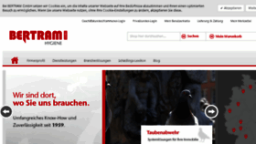What Bertramhygiene.de website looked like in 2016 (8 years ago)