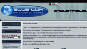 What Blue-lux.de website looked like in 2016 (8 years ago)