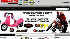 What Battery-mall.com website looked like in 2016 (8 years ago)