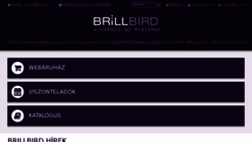 What Brillbird.hu website looked like in 2016 (8 years ago)