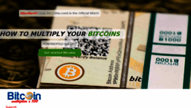 What Btc100x.com website looked like in 2016 (8 years ago)