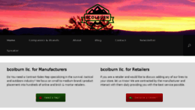 What Bcolburn.com website looked like in 2016 (8 years ago)