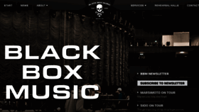 What Black-box-music.de website looked like in 2016 (8 years ago)