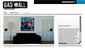What Badwall.com website looked like in 2016 (9 years ago)