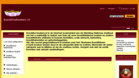 What Boeddhistischeboeken.nl website looked like in 2016 (8 years ago)