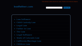 What Bodfather.com website looked like in 2016 (8 years ago)