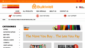 What Bulkwell.com website looked like in 2016 (8 years ago)