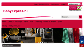 What Babyexpres.nl website looked like in 2016 (8 years ago)