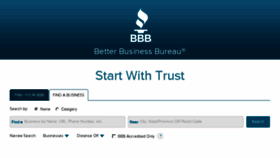 What Bbb.com website looked like in 2016 (8 years ago)