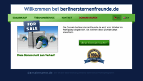 What Berlinersternenfreunde.de website looked like in 2016 (8 years ago)