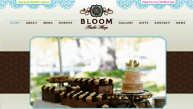 What Bloombakeshop.com website looked like in 2016 (8 years ago)