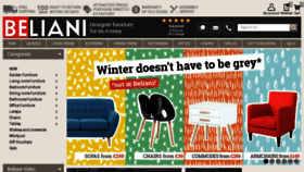 What Beliani.co.uk website looked like in 2016 (8 years ago)