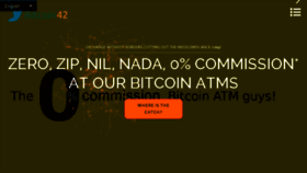 What Bitcoin42.com website looked like in 2016 (8 years ago)