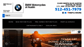 What Bmwmotorcyclesofaustin.com website looked like in 2016 (8 years ago)