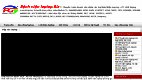 What Benhvienlaptop.biz website looked like in 2016 (8 years ago)