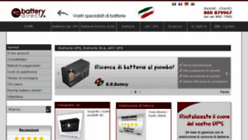 What Battery-direct.it website looked like in 2016 (8 years ago)