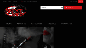 What Bronco-vapes.com website looked like in 2016 (8 years ago)