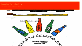What Beerbottlecollector.com website looked like in 2016 (8 years ago)