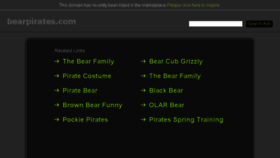 What Bearpirates.com website looked like in 2016 (8 years ago)