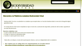 What Biodiversidadvirtual.com website looked like in 2016 (8 years ago)