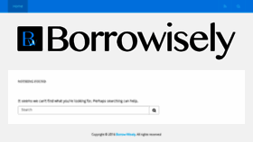 What Borrowisely.com website looked like in 2016 (8 years ago)