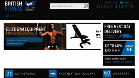 What Britishfitness.com website looked like in 2016 (8 years ago)
