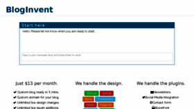 What Bloginvent.com website looked like in 2016 (8 years ago)