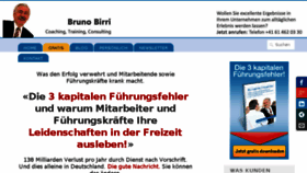 What Brunobirri.ch website looked like in 2016 (8 years ago)