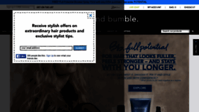 What Bumbleandbumble.co.uk website looked like in 2016 (8 years ago)