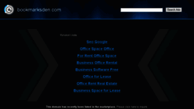 What Bookmarksden.com website looked like in 2016 (8 years ago)